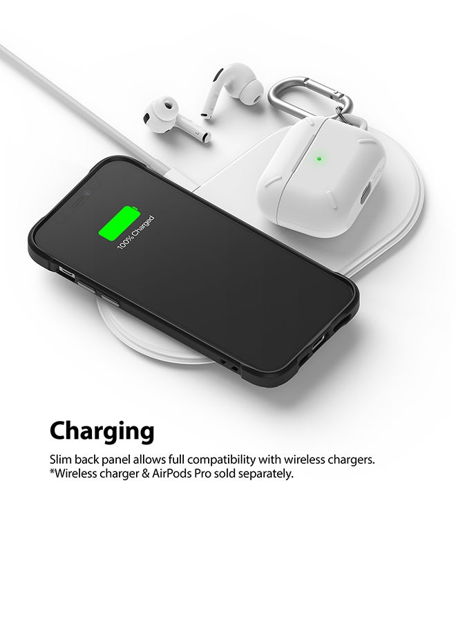 Ringke Transparent Back Case For iPhone 12 Black - Image 2