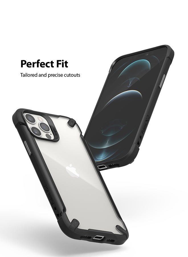 Ringke Transparent Back Case For iPhone 12 Black - Image 4