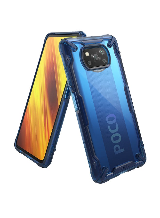 Ringke Compatible Case For Poco X3 Blue - Image 1
