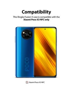 Ringke Compatible Case For Poco X3 Blue  - Image 2