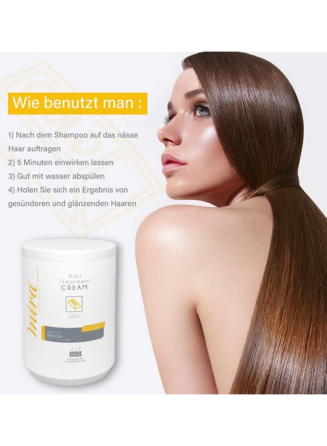 ميرا كريم معالج للشعر غني بالذهب 1000ملليلتر - Image 4