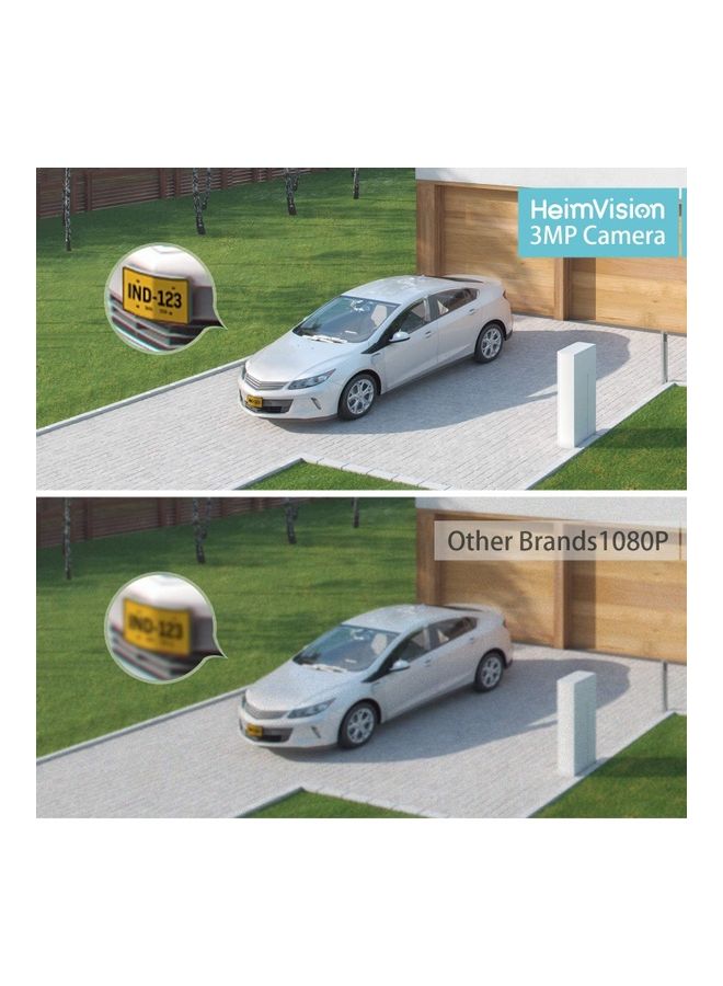 HeimVision - 2K  Wireless Outdoor Bullet Security Camera With Smart Night Vision/TwoWay Audio, 2.4GHz 3MP - Image 1