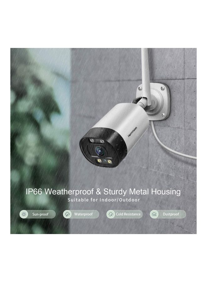 HeimVision - 2K  Wireless Outdoor Bullet Security Camera With Smart Night Vision/TwoWay Audio, 2.4GHz 3MP - Image 1