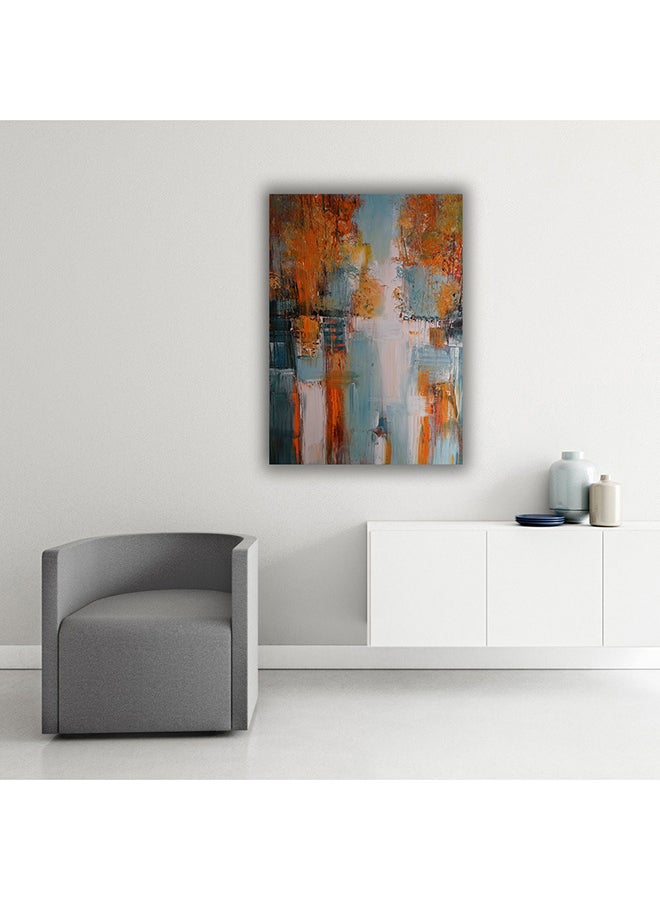 ROSE HAND Decorative Canvas Painting Multicolour 75x50cm - Image 2