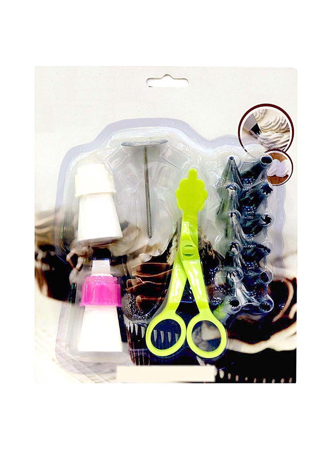 لي يينج طقم تزيين الكيك من 16 قطعة متعدد الألوان