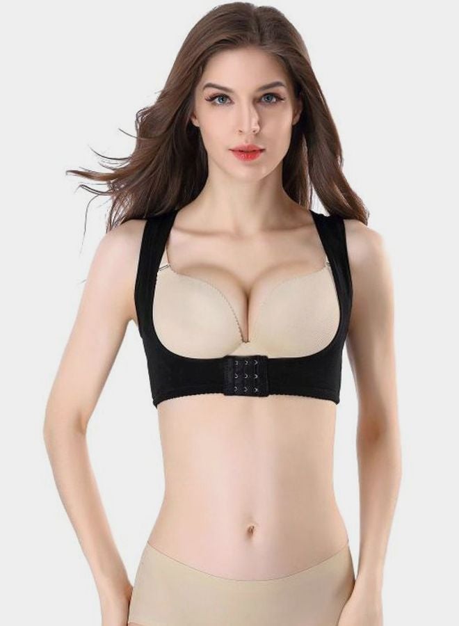 QiaoKai Adjustable Posture Corrector Black  - Image 1