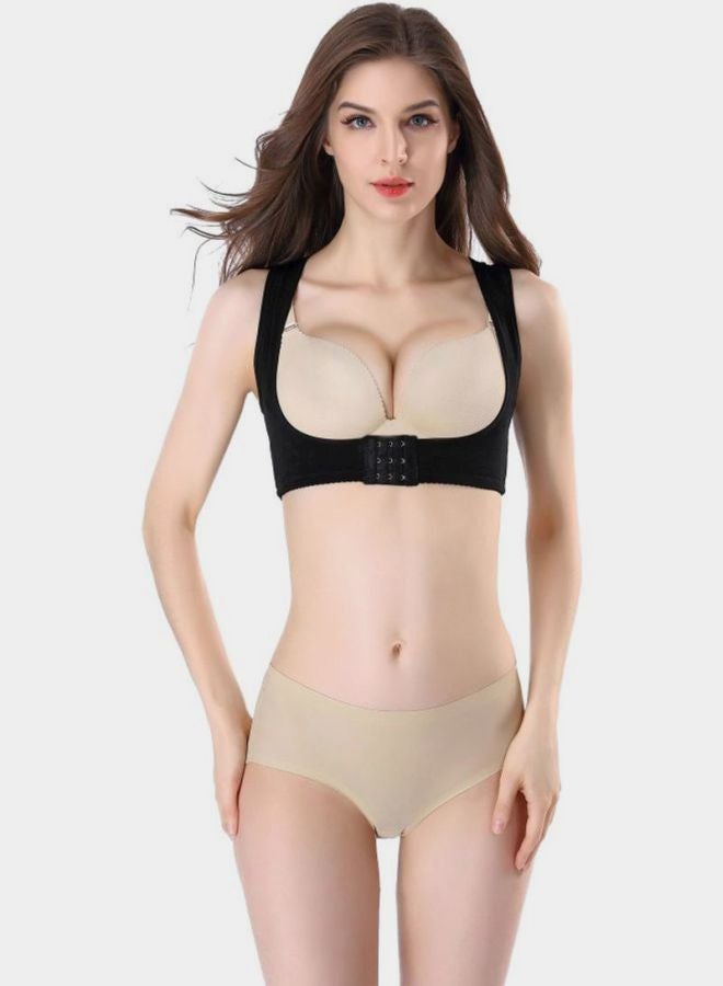 QiaoKai Adjustable Posture Corrector Black  - Image 3