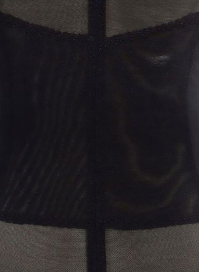 QiaoKai Embroidered Corset Black  - Image 3