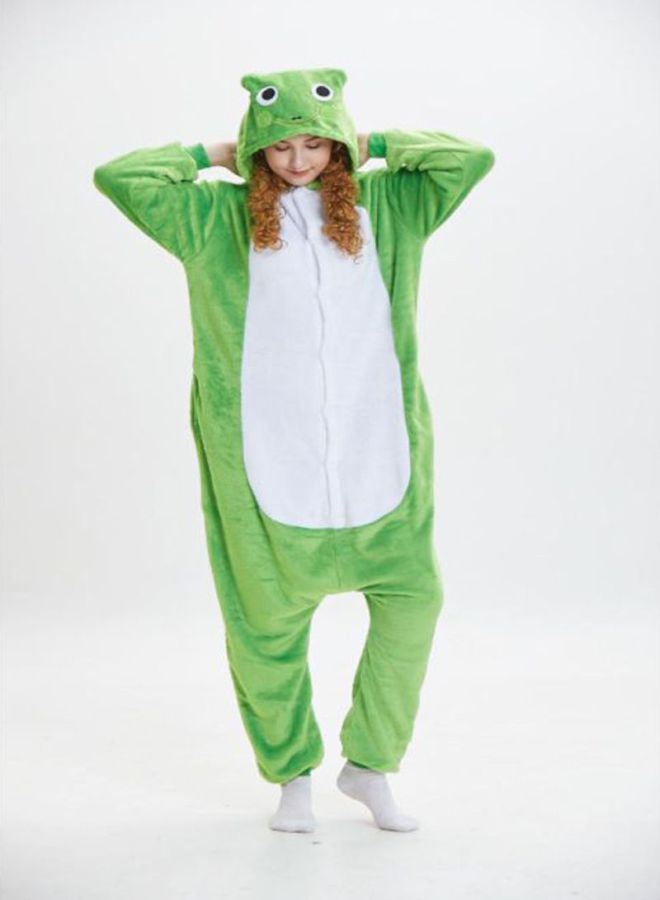 QiaoKai Frog Design Comfy Onesies Green/White/Black  - Image 1