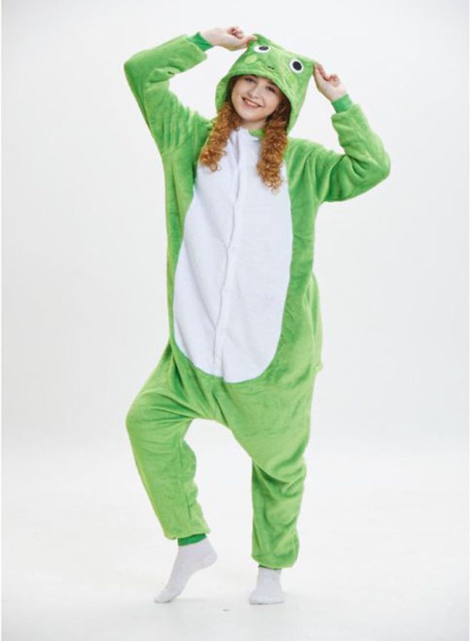 QiaoKai Frog Design Comfy Onesies Green/White/Black  - Image 4