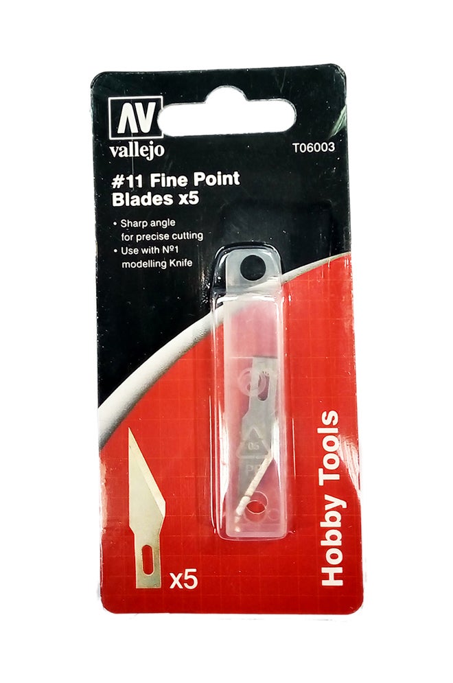 طقم شفرات بطرف رفيع مكون من 5 قطع فضي