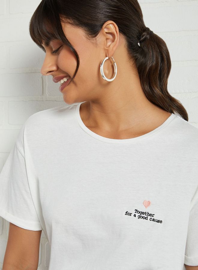 Solidary Short Sleeve T-Shirt White - v1611837841/N40676812V_4