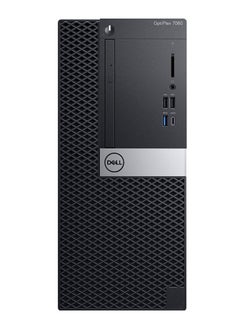 Optiplex 7060 Tower PC With Intel Core i7 8Th Generation Processor, 4GB RAM/1TB HDD/Integrated Graphics Windows / With Dell 18.5-Inch Full HD Monitor / Black/Silver