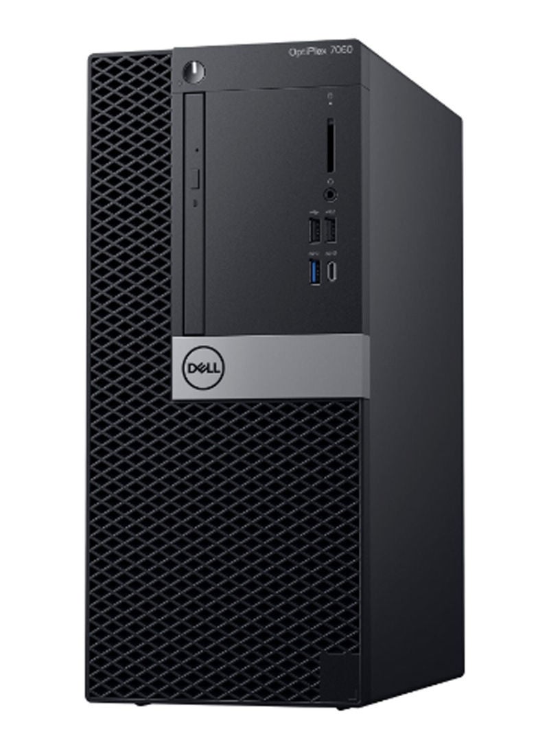 DELL - Optiplex 7060 Tower PC With Intel Core i7 8Th Generation Processor, 4GB RAM/1TB HDD/Integrated Graphics Windows / With Dell 18.5-Inch Full HD Monitor / Black/Silver - Image 1