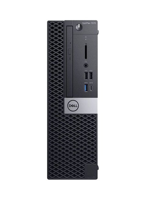 OptiPlex 7070 Tower PC With Intel Core i7 9Th Generation Processor,4GB RAM/1TB HDD/Integrated Graphics/Dos  With Dell 27-Inch LED Full HD Monitor Black