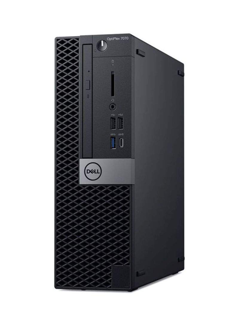 DELL - OptiPlex 7070 Tower PC With Intel Core i7 9Th Generation Processor,4GB RAM/1TB HDD/Integrated Graphics/Dos  With Dell 27-Inch LED Full HD Monitor Black - Image 1