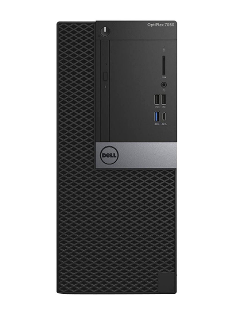 DELL - Optiplex 7050 Tower PC With Intel Core i7 7Th Generation Processor, 4GB RAM/1TB HDD/Integrated Graphics/Windows Black With Dell 18.5-Inch Full HD Monitor Black - Image 1