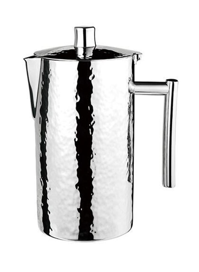 WNK Hammered Double Wall Water Jug Silver