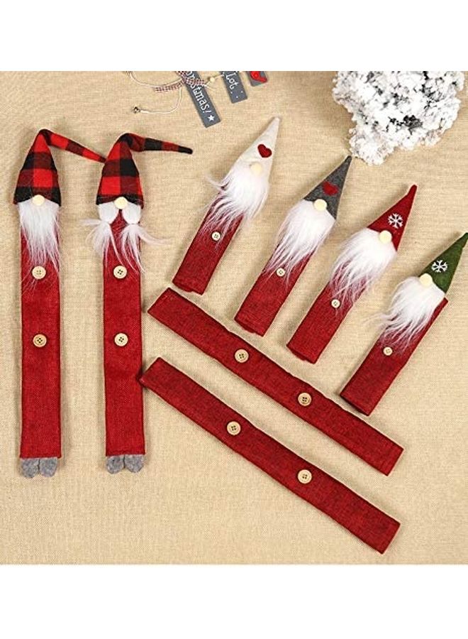8-Piece Forester Microwave Set Home Fridge Gloves Red - Image 1