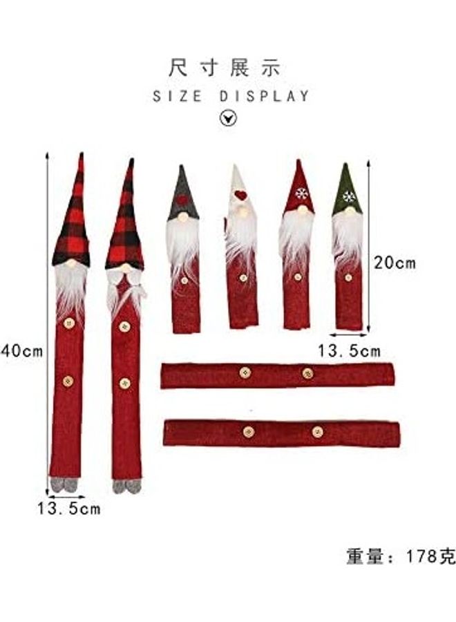 8-Piece Forester Microwave Set Home Fridge Gloves Red - Image 5