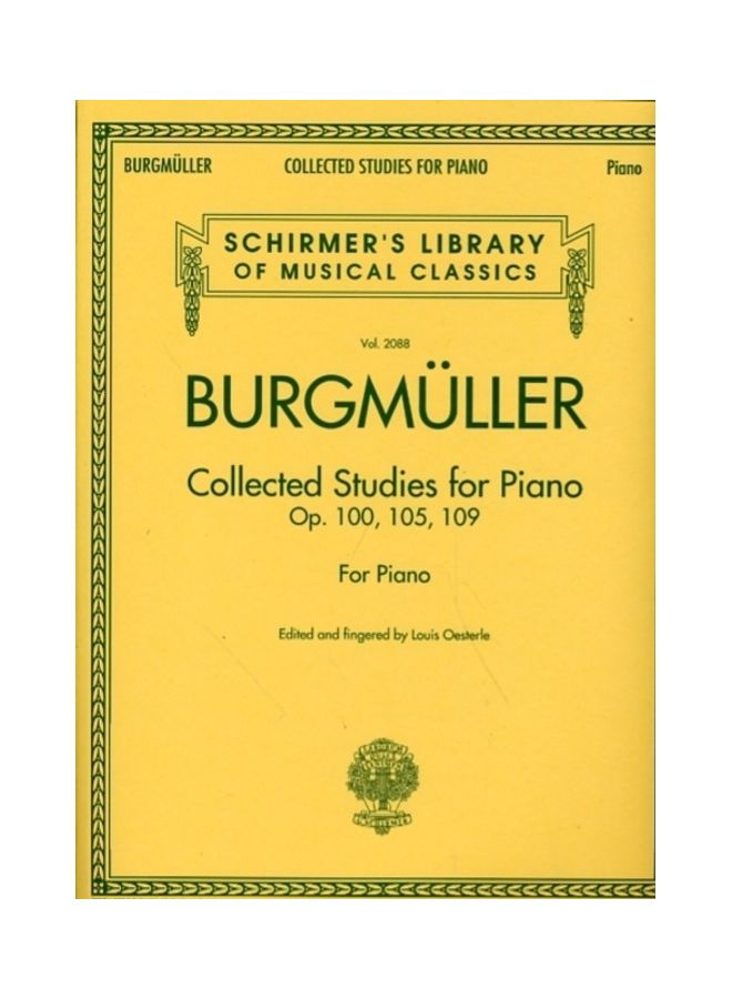 Collected Studies for Piano: Schirmer Library of Classics Volume 2088 Paperback English by Johann Friedrich Burgmuller - 2010
