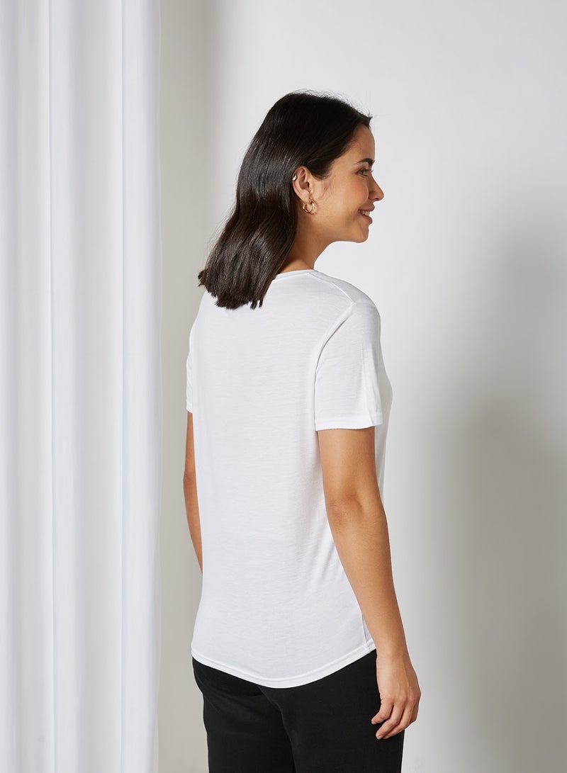 بيسيك إكس إكس تيشيرت بفتحة رقبة مستديرة - Image 4