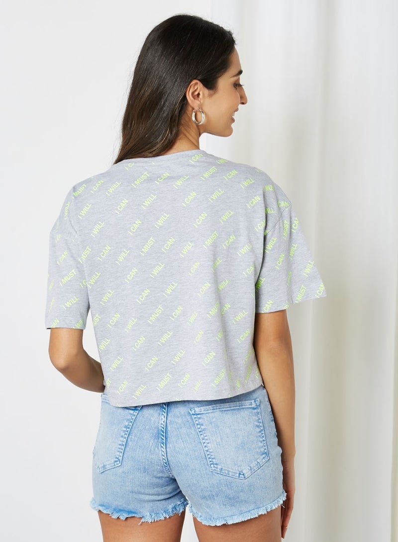 Basicxx - Round Neck T Shirt Grey - Image 1