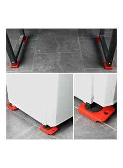 Generic 5 Piece Heavy Furniture Lifter Tool With Easy Wheel Move Red 34.00 x 9.50 x 9.50cm  - Image 3