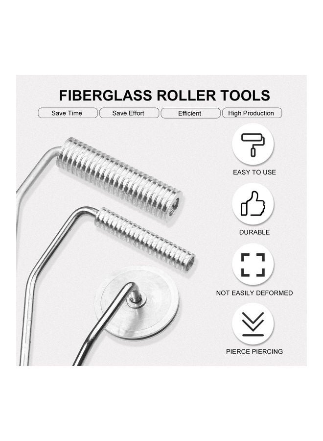 3-Piece Fiberglass Roller Tools Kit Black  - Image 4