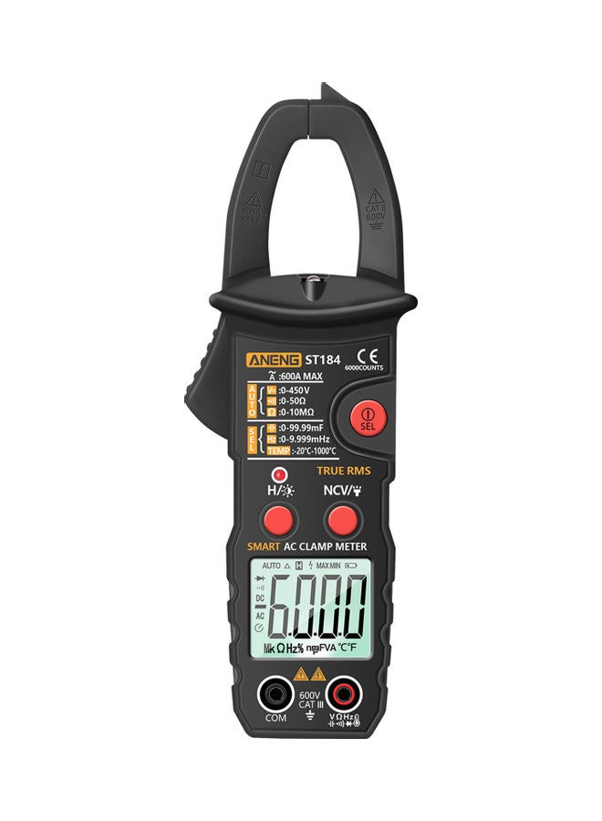 True RMS Digital Multimeter Black 23.00 x 3.80 x 9.20cm - Image 1