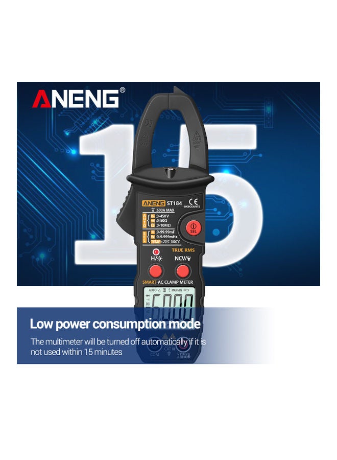 True RMS Digital Multimeter Black 23.00 x 3.80 x 9.20cm - Image 5