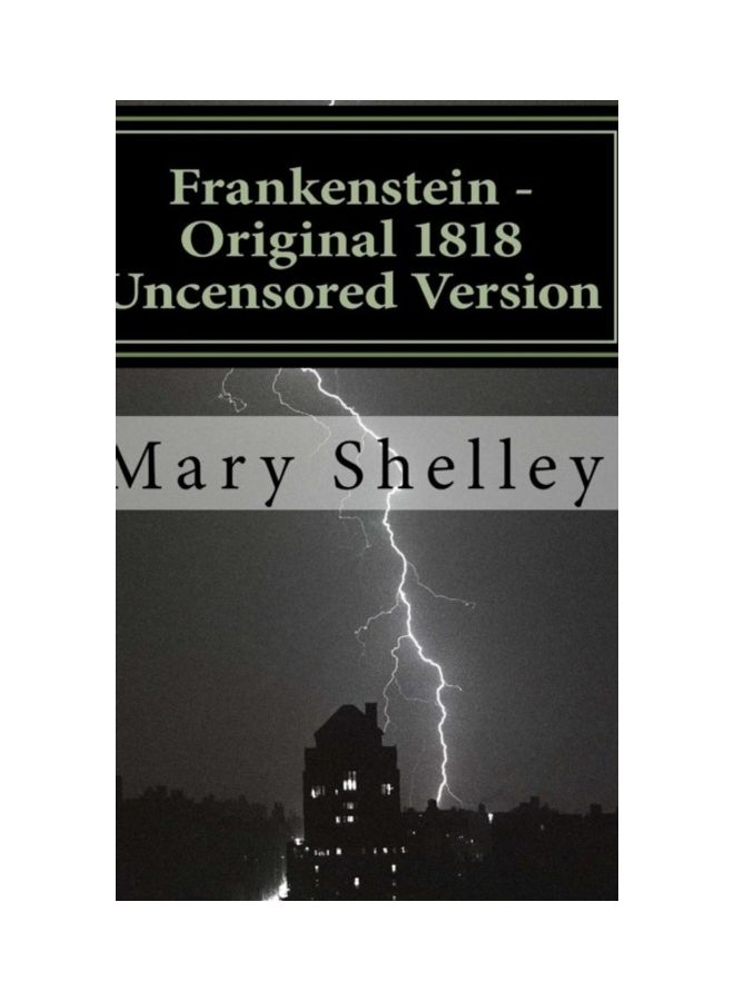 فرانكشتاين - النسخة الأصلية غير المراقبة 1818
