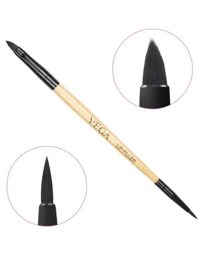 Vega - Lip Liner And Filler Brush Beige/Black - Image 1