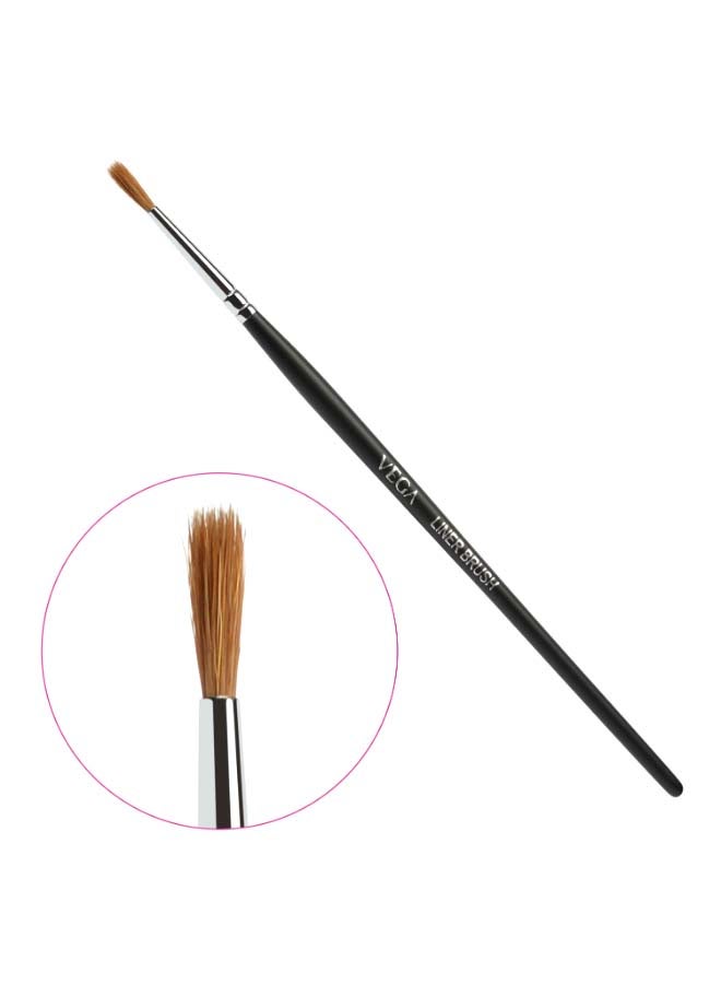 Vega Eye Liner Brush Black/Silver/Brown  - Image 2