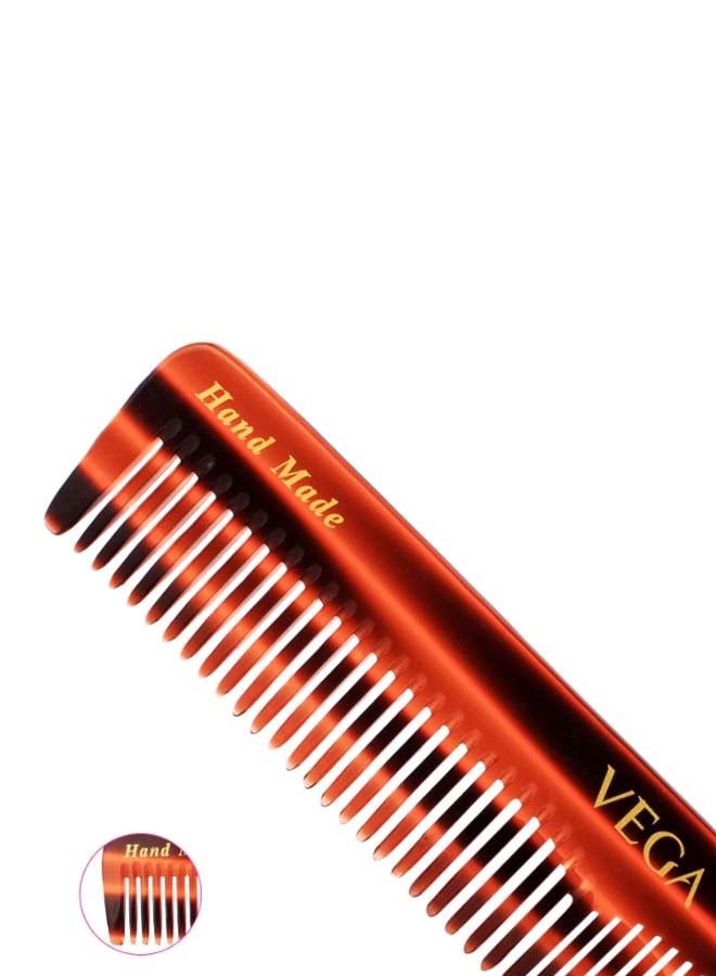 Vega - Graduated Dressing Comb Black/Red 16 x 3cm - Image 1