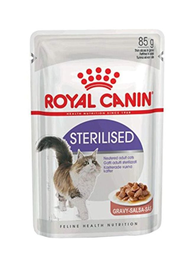 ROYAL CANIN Sterilised Gravy-Salsa-SAS Wet Food Brown 85grams - Image 1