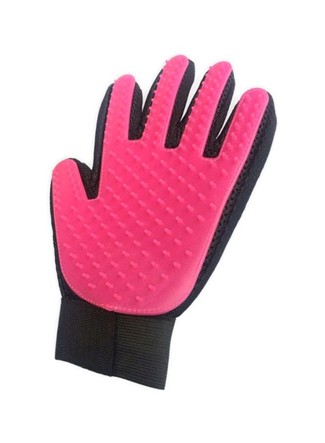 OUTAD Hair Removal Grooming And Bathing Gloves Pink/Black 23x16.8x0.5cm - Image 4