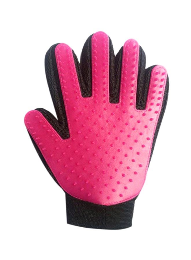 OUTAD Hair Removal Grooming And Bathing Gloves Pink/Black 23x16.8x0.5cm - Image 3