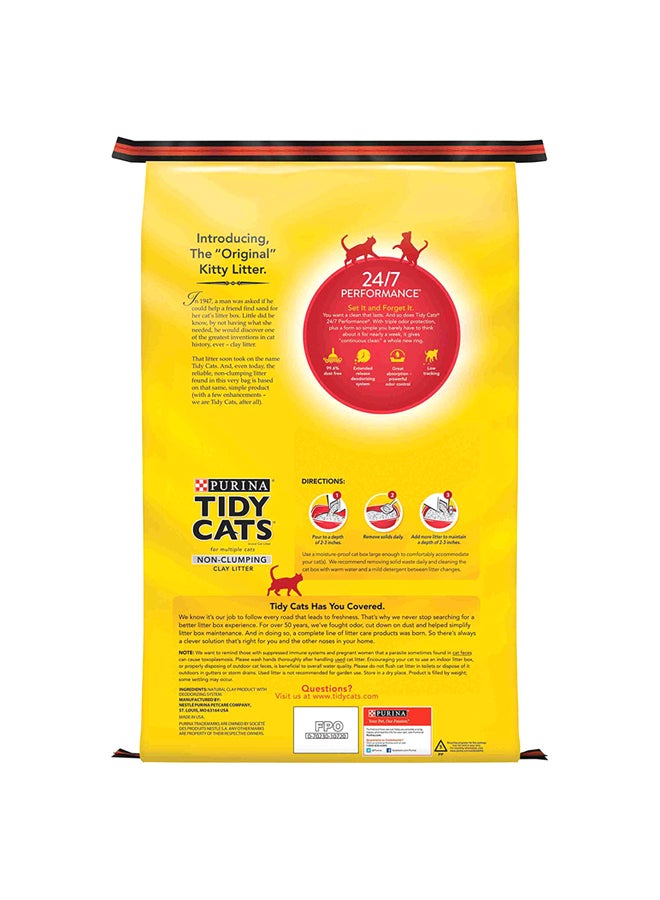 PURINA - Non-Clumping Clay Litter Yellow 9.07kg - Image 1