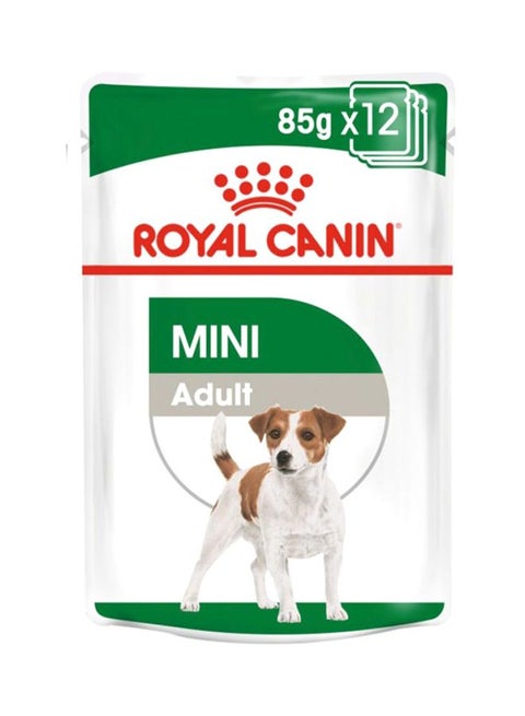 Health Nutrition Mini Adult Wet Food Pouches 85g Pack Of 12