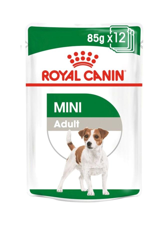ROYAL CANIN Health Nutrition Mini Adult Wet Food Pouches 85g Pack Of 12  - Image 1