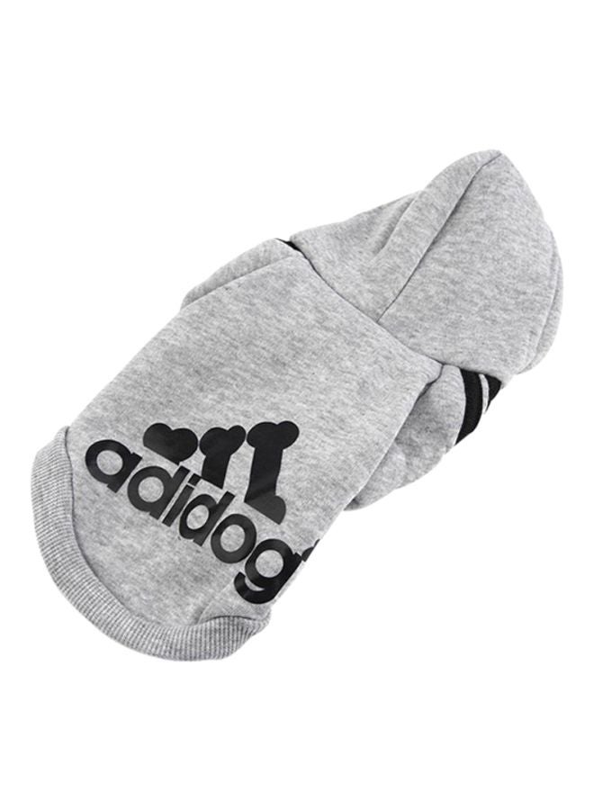 OUTAD Cotton Winter Coat With Hoodie Grey XLyard - Image 2