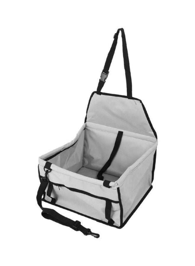 أوتاد مقعد الحيوانات الأليفة المزود برباط من النايلون المضاد للماء في السيارة أسود / رمادي فاتح 40x25x30سم - Image 2