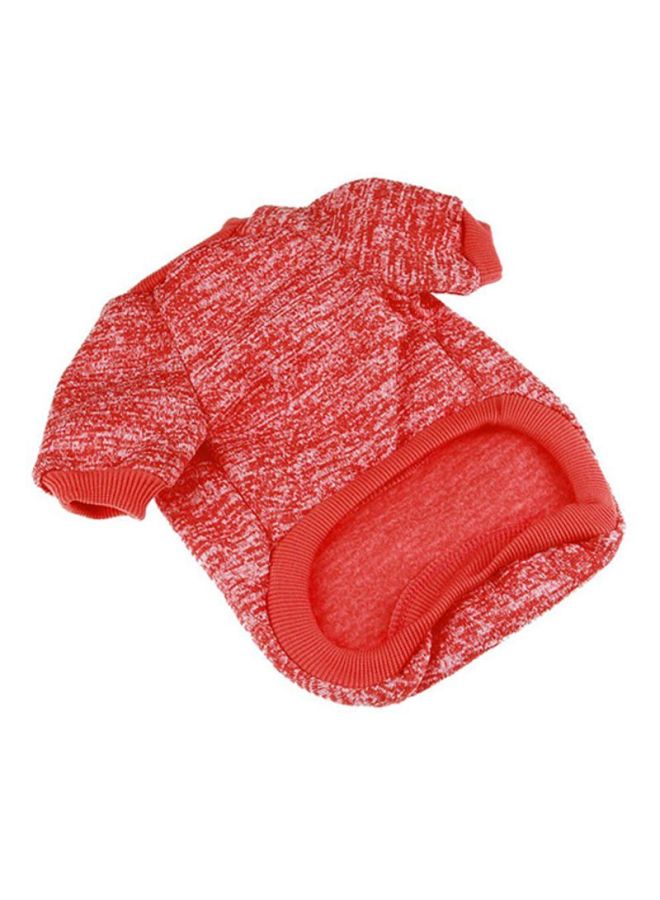 OUTAD 2-Feet Casual Winter Sweater With Hoodie Red XSyard - Image 2