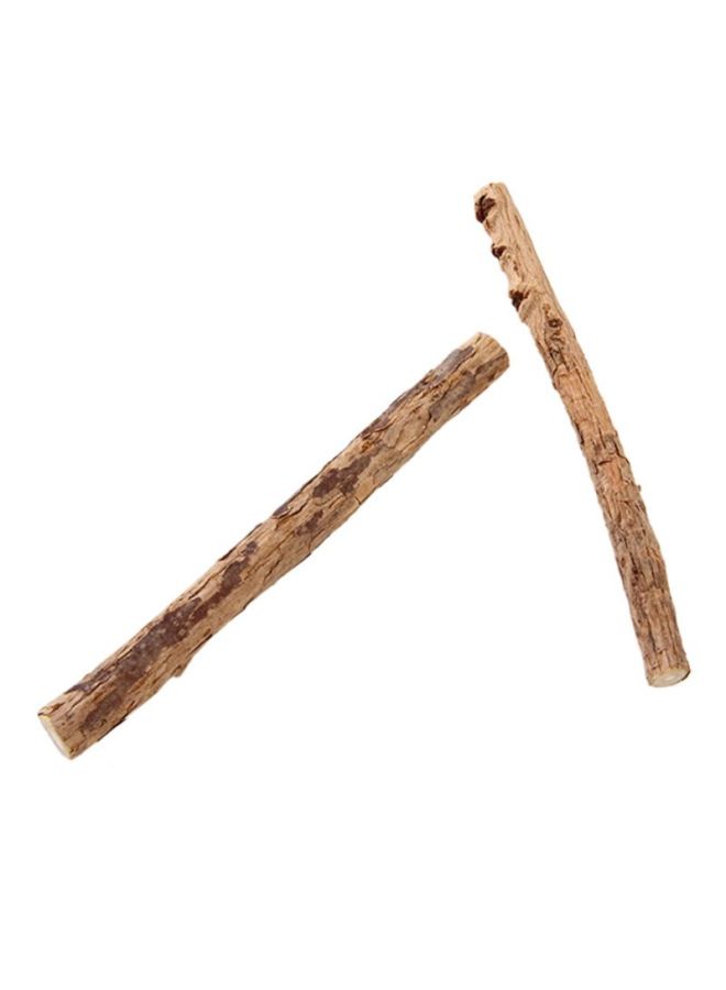 أوتاد طقم عصي حشيشة الهر ماتاتابي لضروس الحيوانات الأليفة، من قطعتين أصفر 17x0.5x3.8سم - Image 3