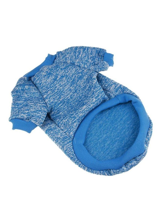 OUTAD 2-Feet Casual Winter Sweater With Hoodie Blue 40x0.5x26cm - Image 2