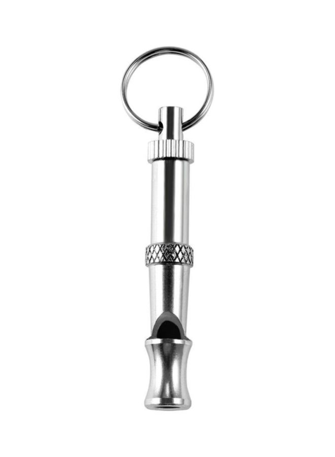 OUTAD - Adjustable Training Whistle With Keychain Silver 5x0.8x0.8cm - Image 1
