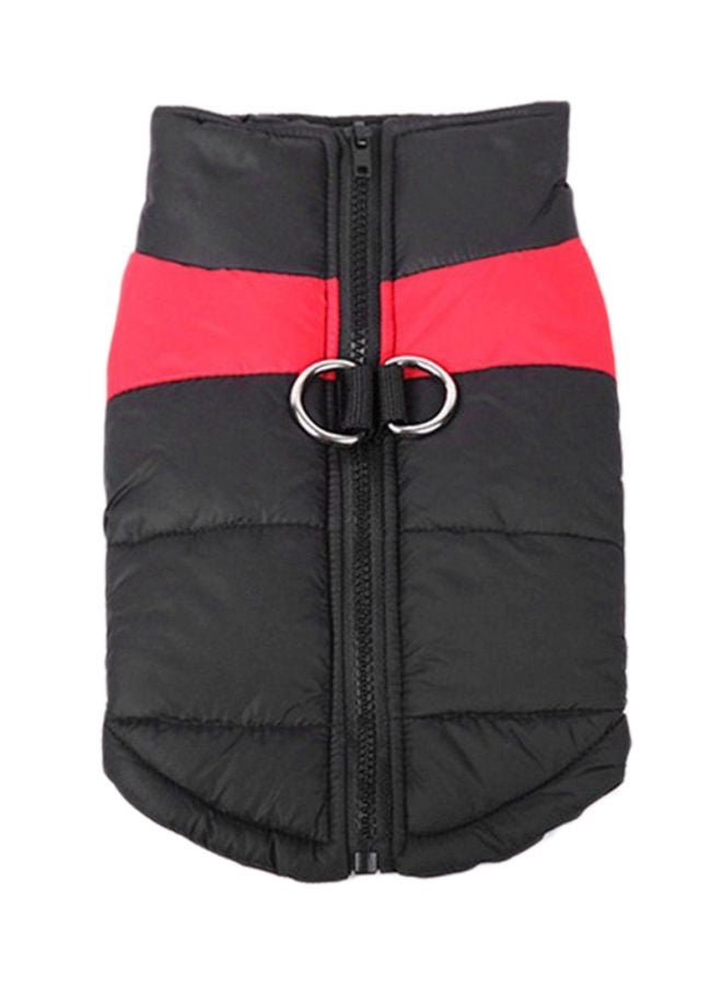 أوتاد معطف مدفئ مبطن أسود/أحمر/فضي 25x10x21سم - Image 1