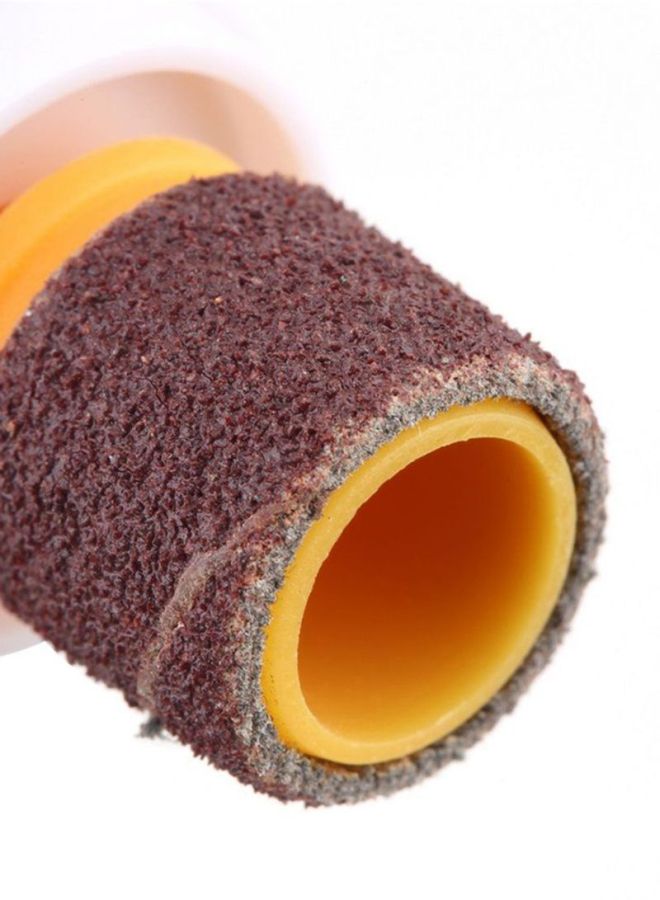 أوتاد مبرد أظافر كهربائي أصفر/أبيض/بني 22x3x10سم - Image 5