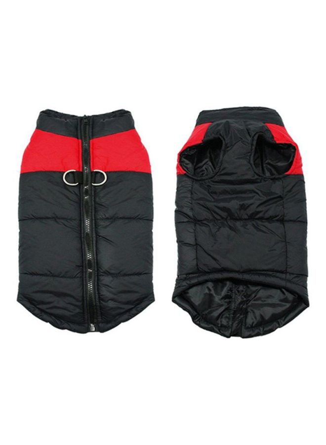 أوتاد معطف مدفئ مبطن أسود/أحمر/فضي 25x10x21سم - Image 2